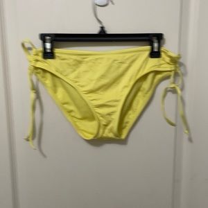 Massimo size large yellow side tie bikini bottom